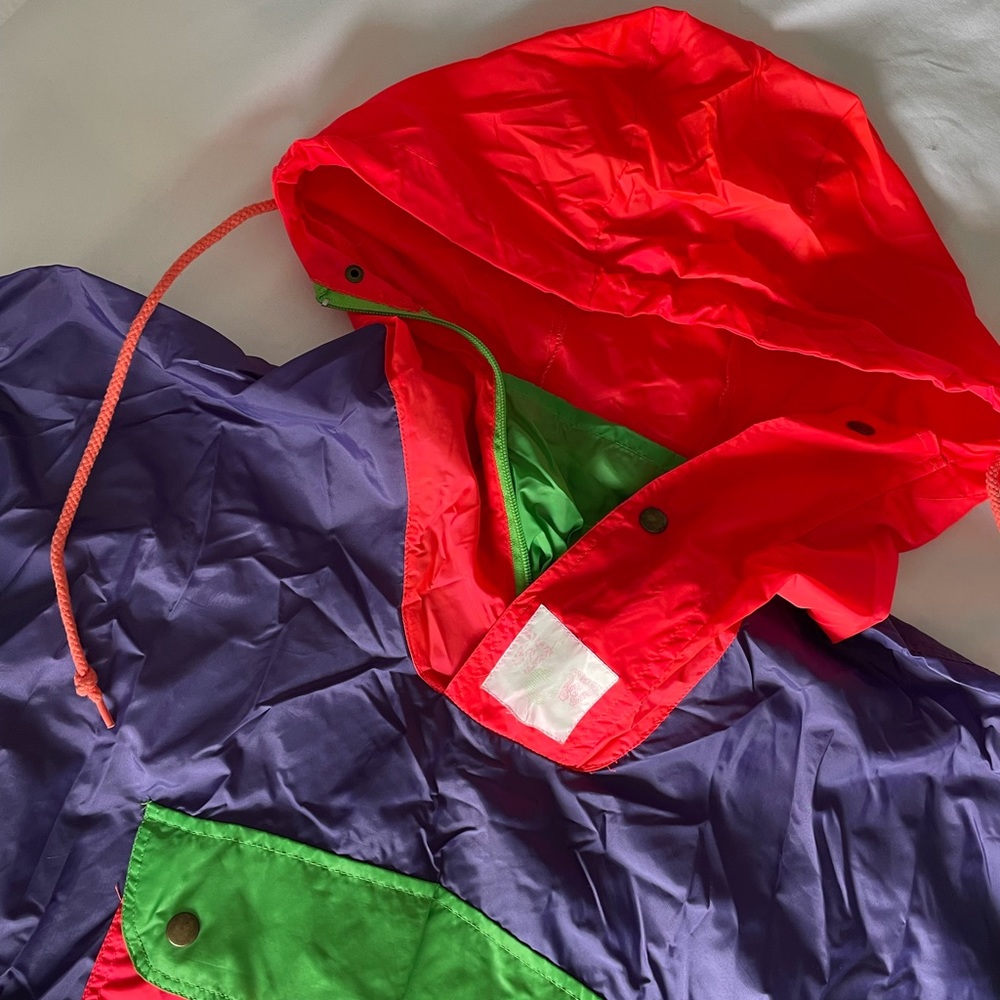 Vintage neon windbreaker